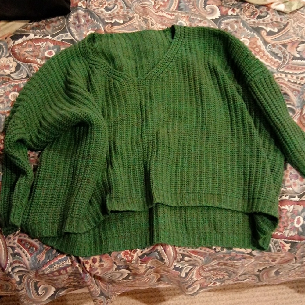 Green sweater